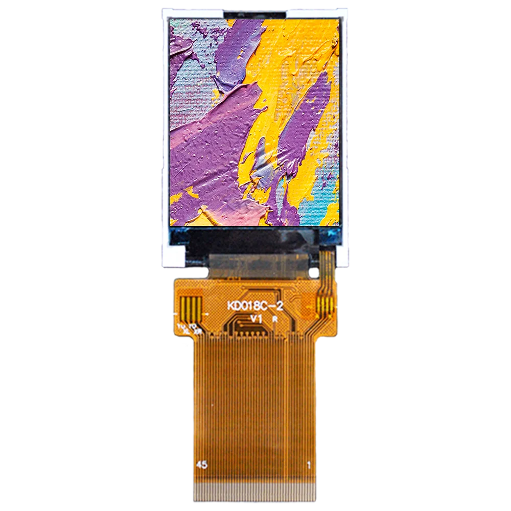 Pequeno display colorido de 1.8 polegadas 128x160 Cnotroller ILI9163V MCU/interface SPI tela arduino Longevidade disponível display TFT LCD