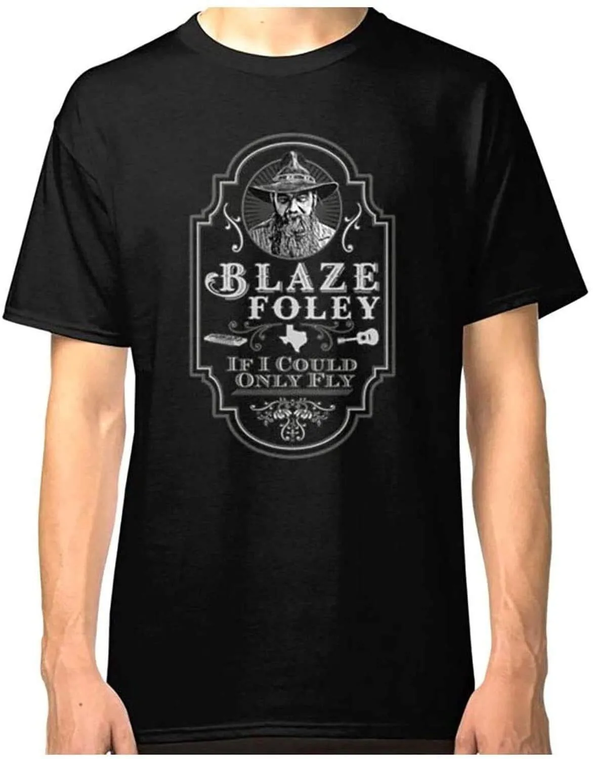 Blaze Foley if I Could Only Fly Classic Tshirt PP1803
