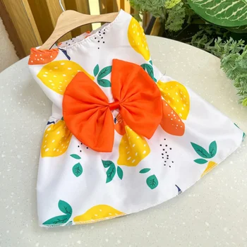 Cute Bow Lace Dog Princess Dress 9