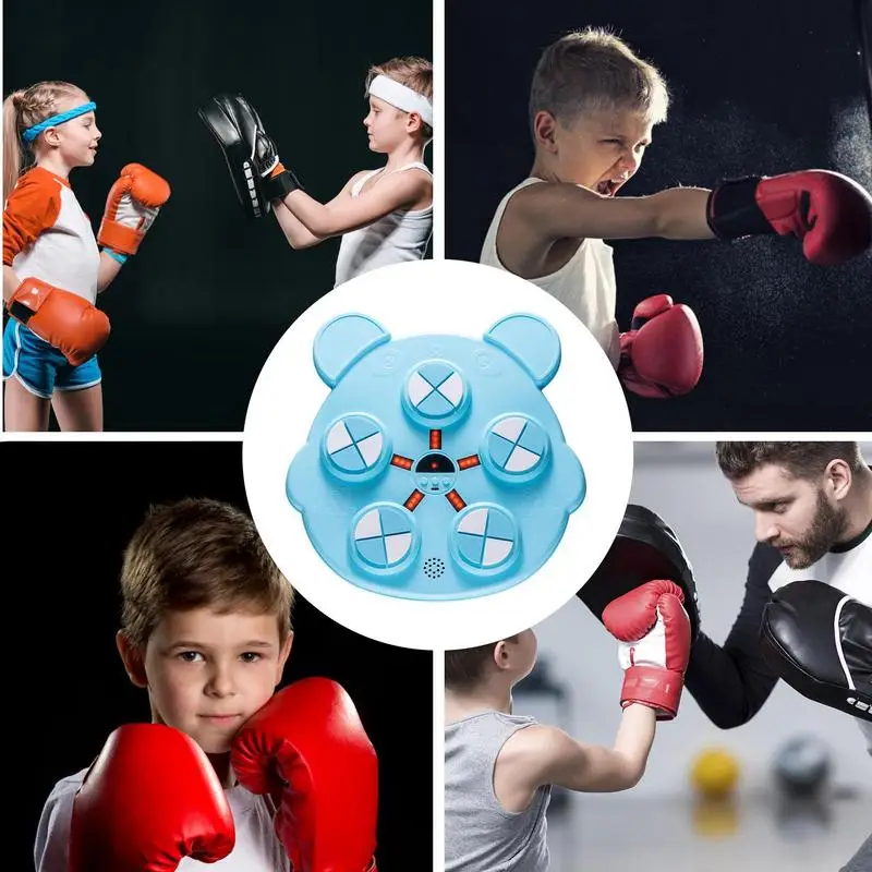 Smart Bluetooths Music Boxing Machine Fighting Fitness Home Boxing Wall Target Workout Agility Training Boxing Accessories