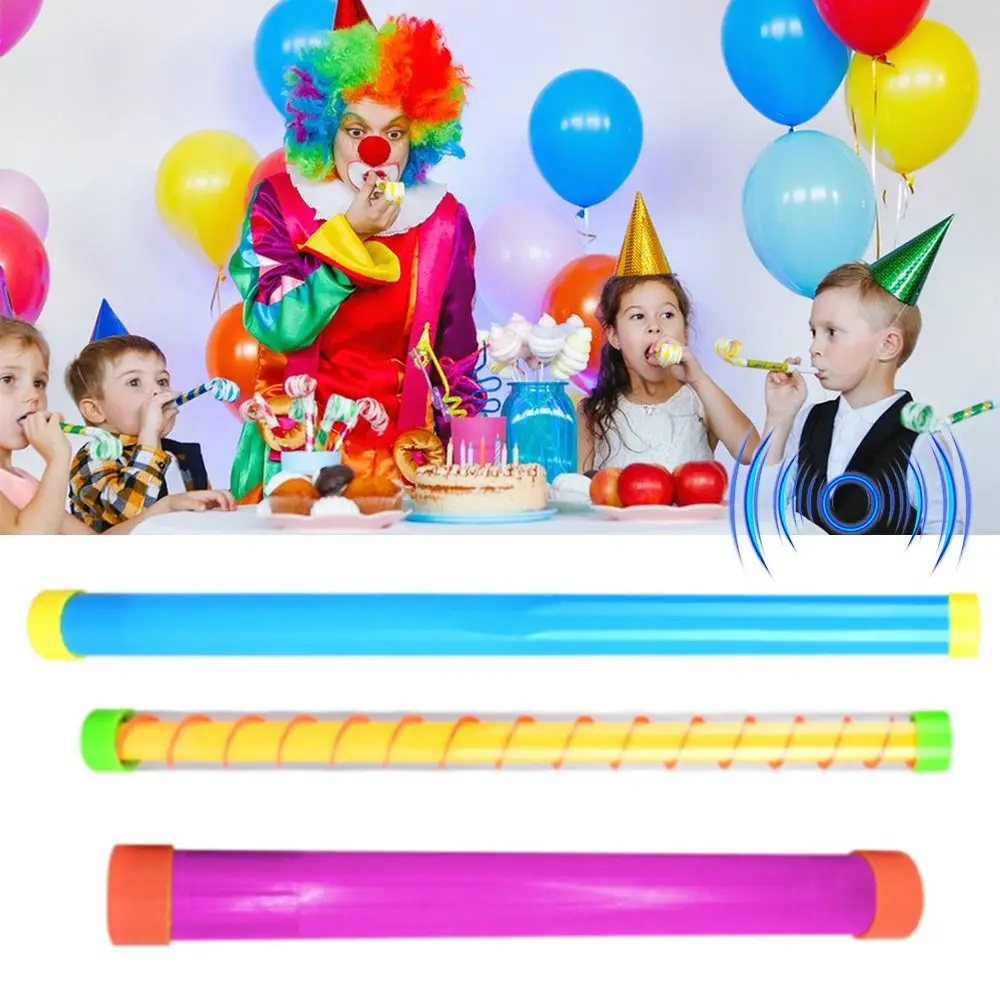 Plastic Giggle Stick High Quality Prank Kids Toys Funny Shake Farting Tube Jokes Groan Tube Gift