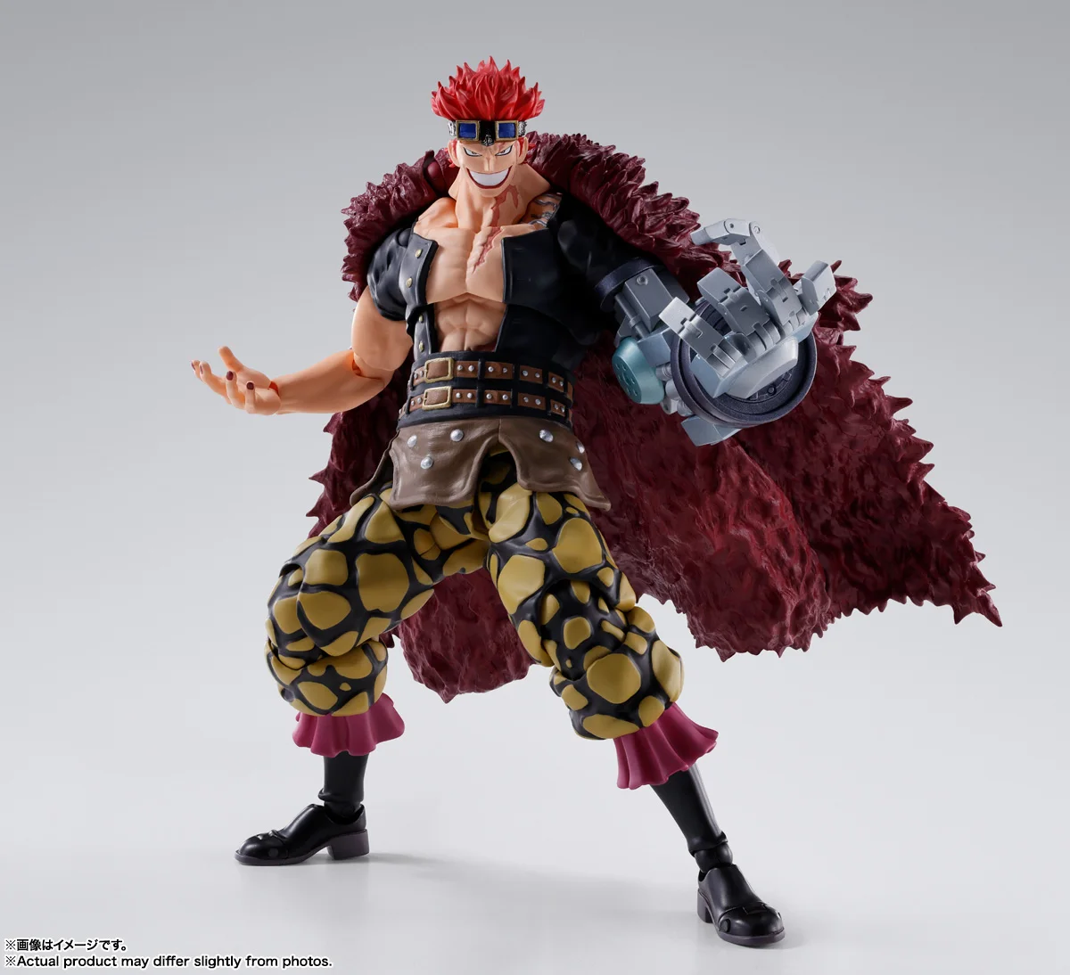 One Piece S.H.Figuarts EUSTASS.KID-Raid on Onigashima Anime PVC mainan Action Figure koleksi boneka Figurine