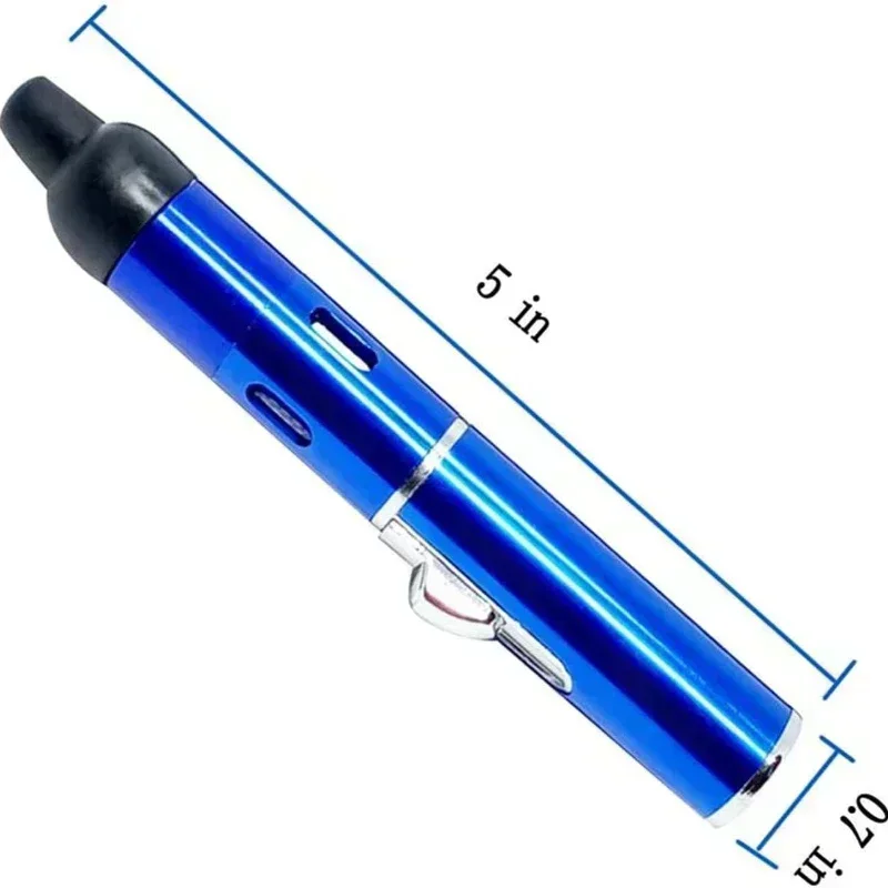 New Multifunctional Practical Metal Aluminum Alloy Aromatherapy Lighter with Pipe Mouthpiece and Accessories Small Tool（No Gas）