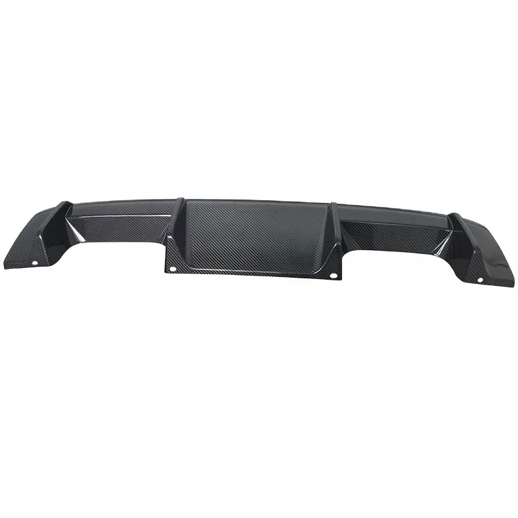 

For BMW G82 G83 M4 2021-2022 Dry Carbon Fiber Rear Bumper Diffuser Lip Spoiler Replacement Lip Diffuser