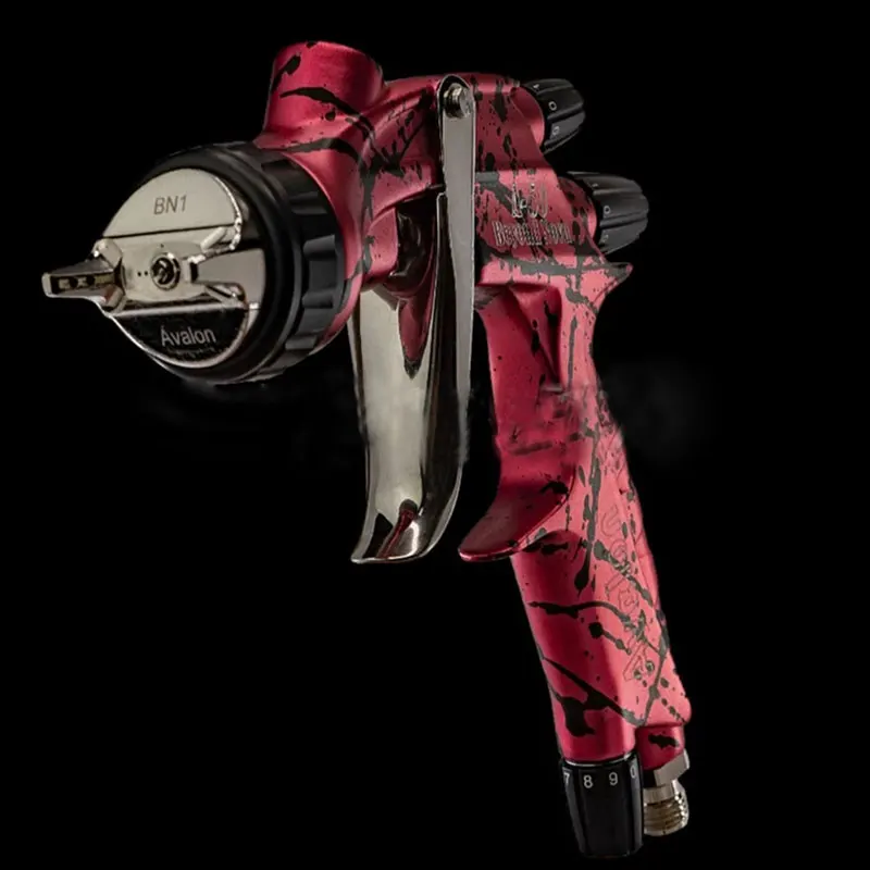 Pistola a spruzzo originale Taiwan A50 ugello tipo U a bassa pressione 1.4 vernice a base di olio per riparazione auto rosso alta atomizzazione e delicata