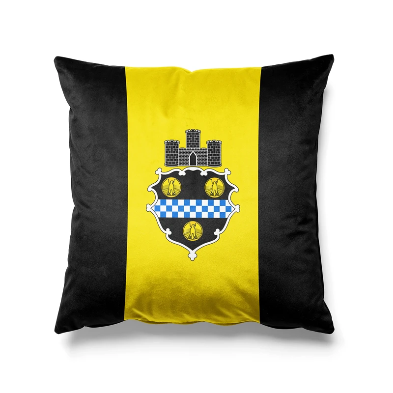 Aertemisi 18'' x 18'' Pittsburgh Pennsylvania Square Throw Pillow Cushion Covers Cases Pillowcases for Sofa 45cm x 45cm