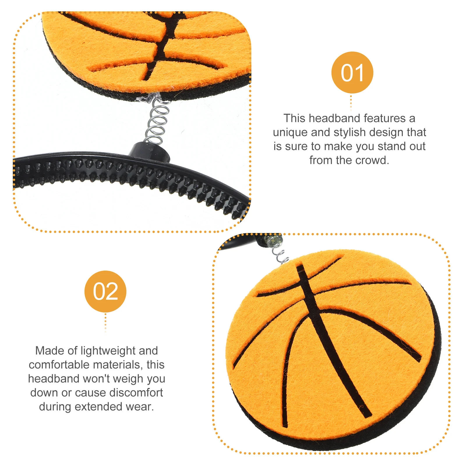 

3pcs Women Cute Hair Accessories For Unique Sports Theme Festival Party Adult Headbands Bulk Funny Headbands