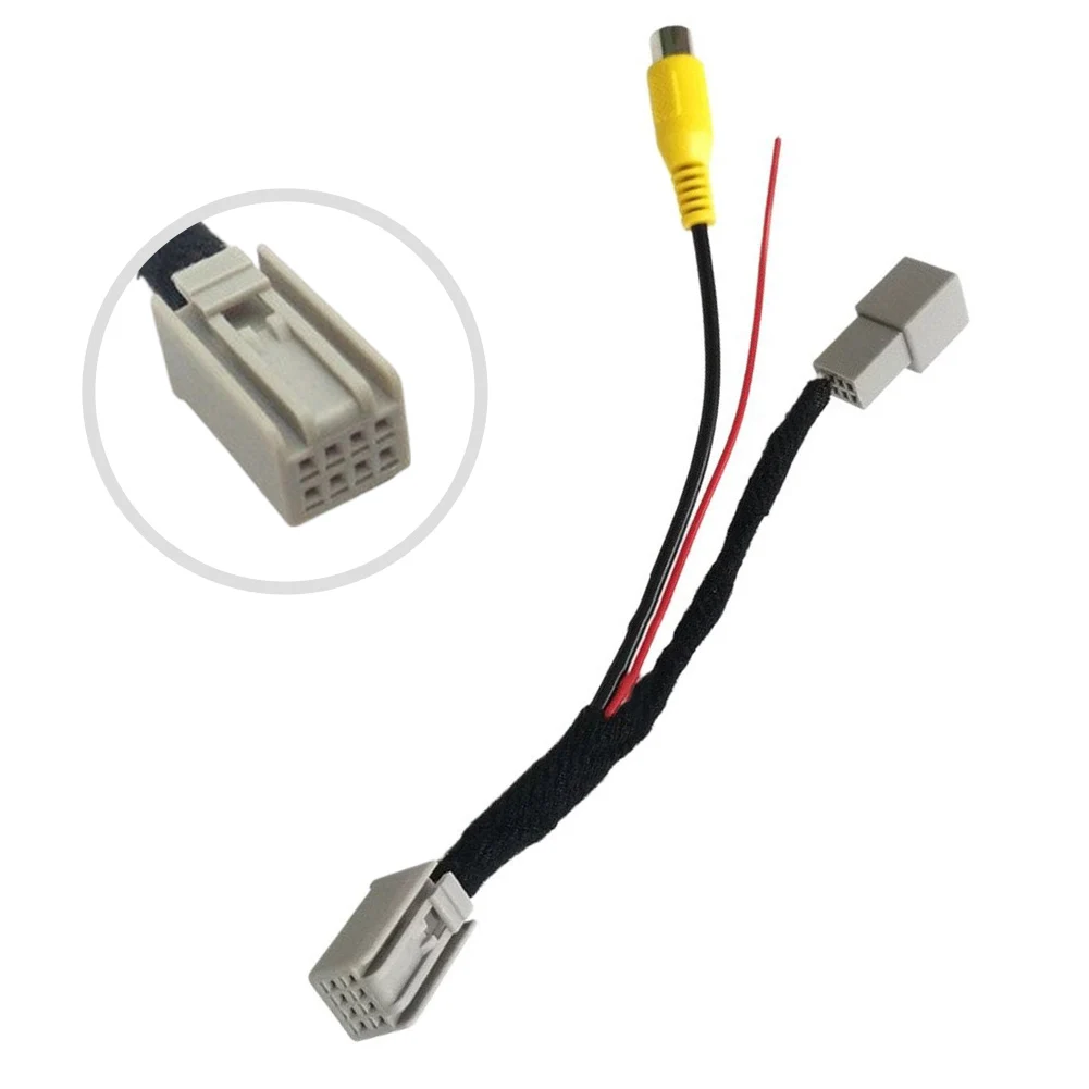 for Video Rese Camera Cont Cable Adapter for Mitsubishi for Outlander 2018 ABS Rear View Reverse Parking Camera Connector