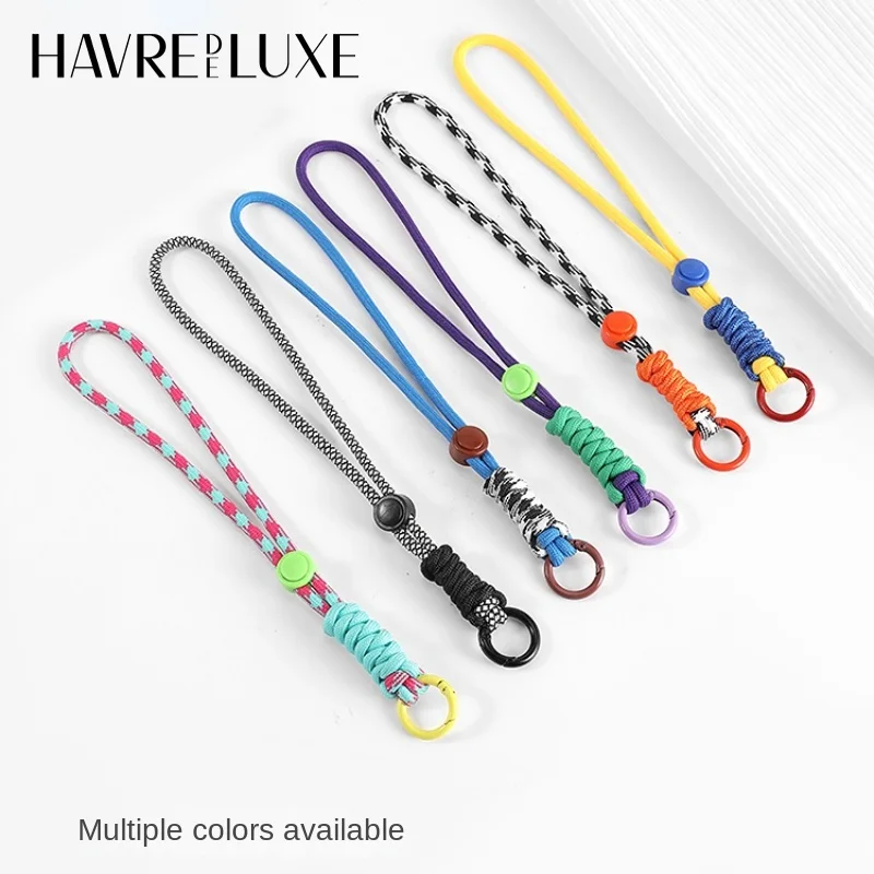 Bag Lanyard For Longchamp Mini Hand Elimination Woven Color Rope Pendant Hand Rope Key Chain Accessories