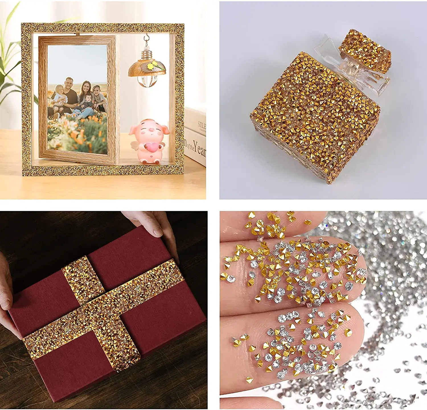Wedding Decoration Diamond Rhinestone Bling Ribbons Roll Crystal Rhinestone Ribbon Length 1 Yard /90cm Banding Belt Wrap For