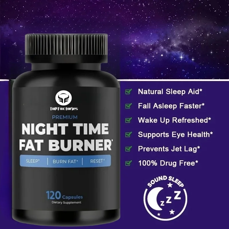 Nighttime Fat Shreds Fat While Sleeping || Abdominal Fat , Carbohydrate Blocker, And Weight Loss Support Supplement