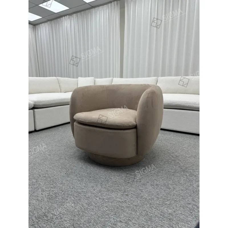 New Design High Quality Villa Living Room Furniture Swivel Egg Accent Chair