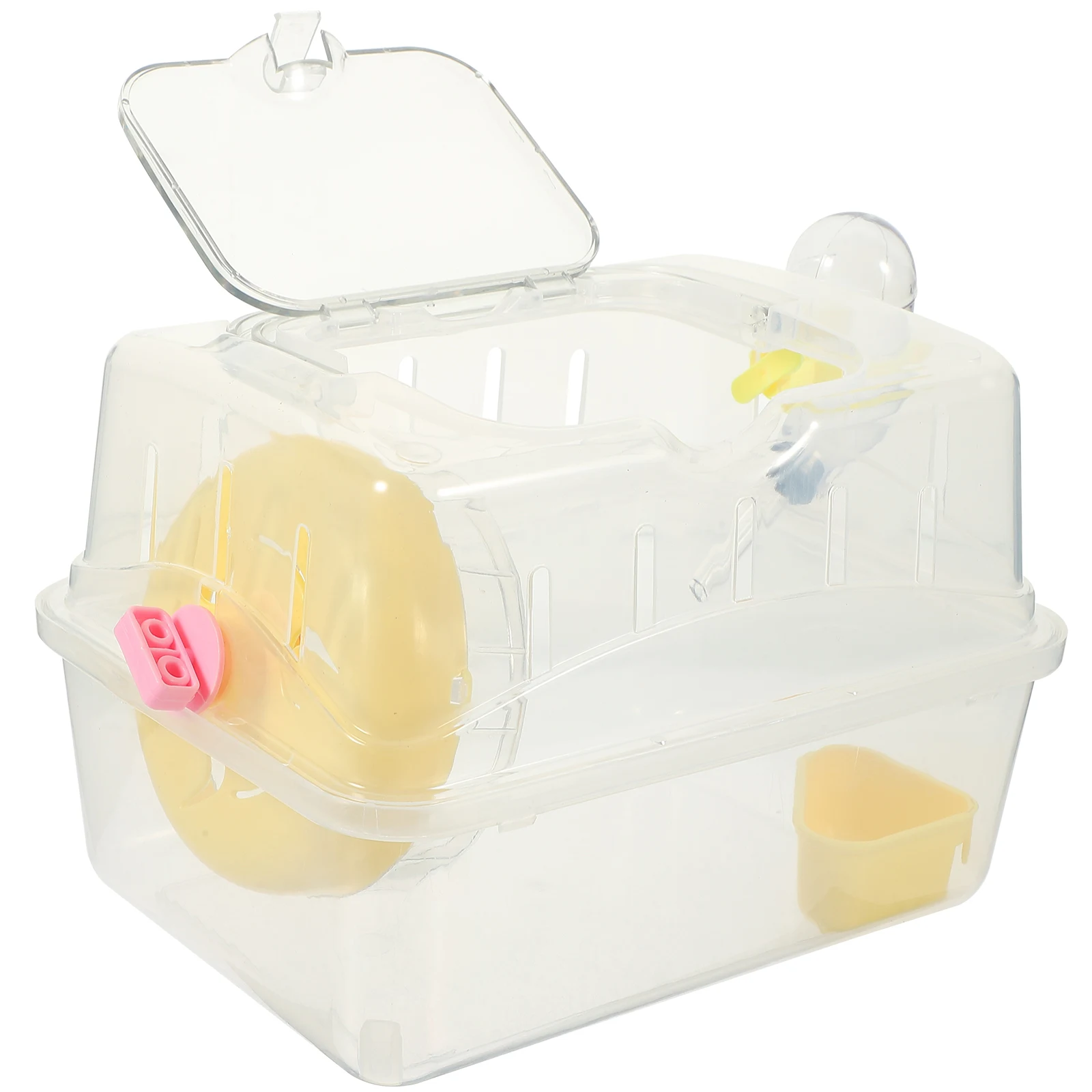 

Sunroof Cage Hamster Travel Carrier Abs Habitat Portable Small Animal House Easy Clean Durable Suitable Hedgehogs