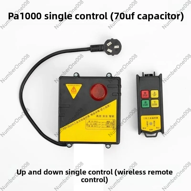 Wireless Remote Control Switch for 220V Mini Electric Hoist Industrial Crane Up Down Stop