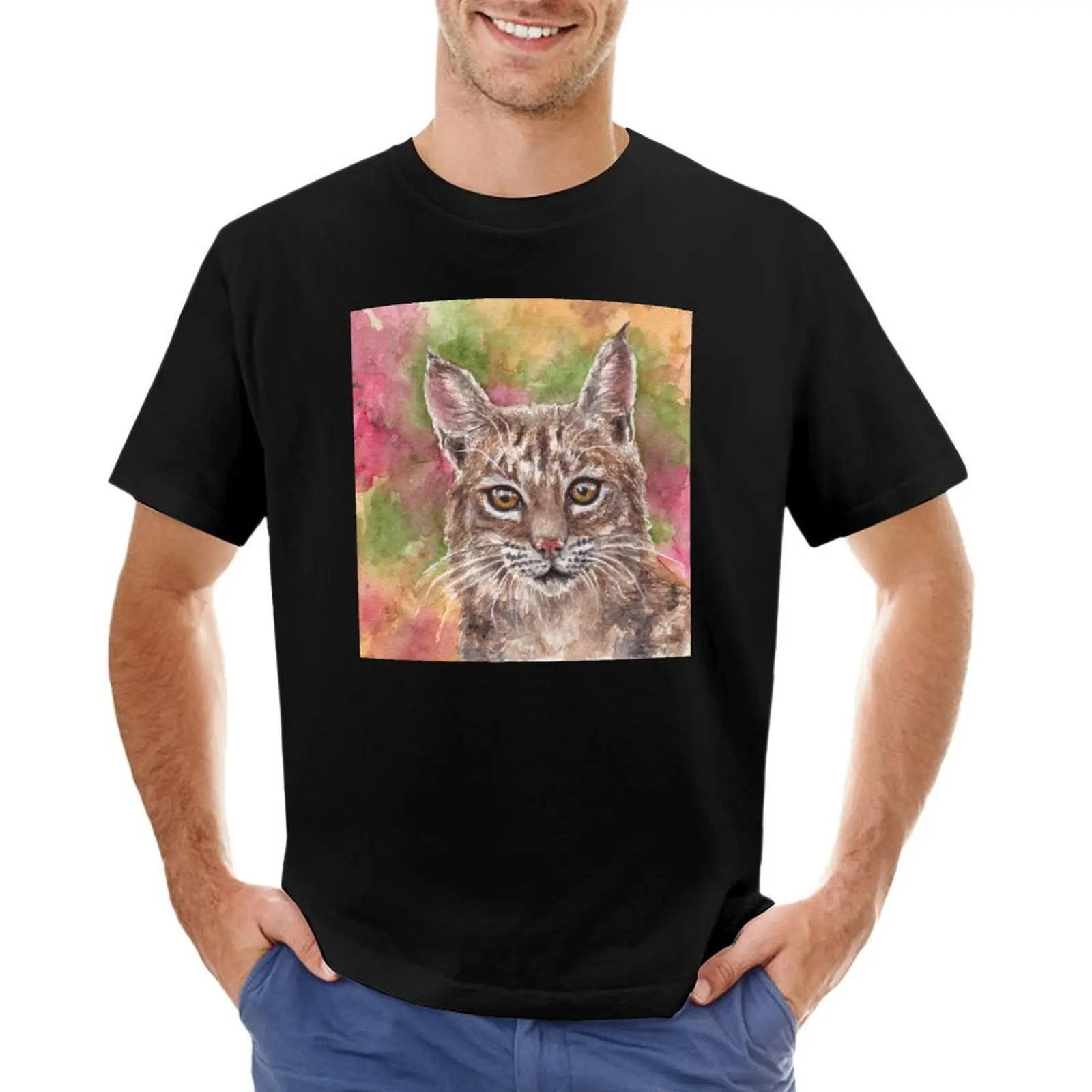 Bobcat, Sonoran Desert T-Shirt graphic shirts essential t shirt anime tshirt Men's cotton t-shirt