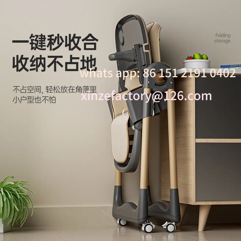 كرسي تناول الطعام قابل للتخصيص، مقعد منزلي محمول متعدد الوظائف للأطفال #5