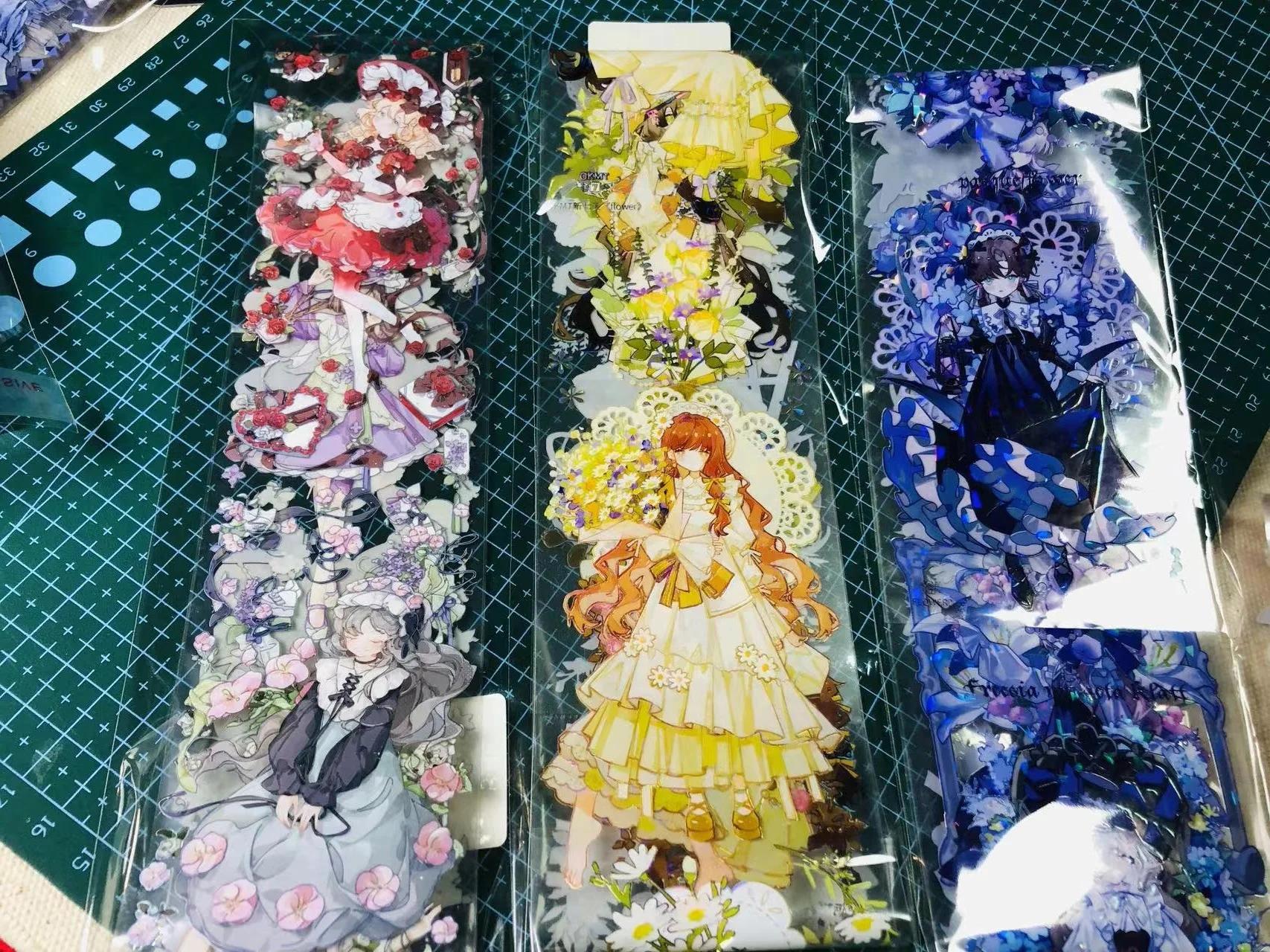 10.16 Stock Clear – 1 Loop Flower Girl Washi Shiny PET Tape