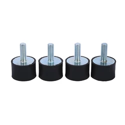 4Pcs M8/M6 Rubber Mounts Shock Absorber Anti Vibration Silentblock Bobbins Isolator Rubber Mounts Absorber Vibration Mounts