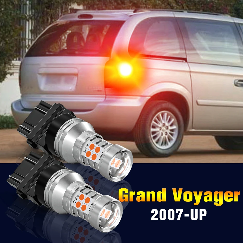 2pcs LED Brake Light Bulb Lamp For Chrysler Grand Voyager 2007 2008 2009 Accessories