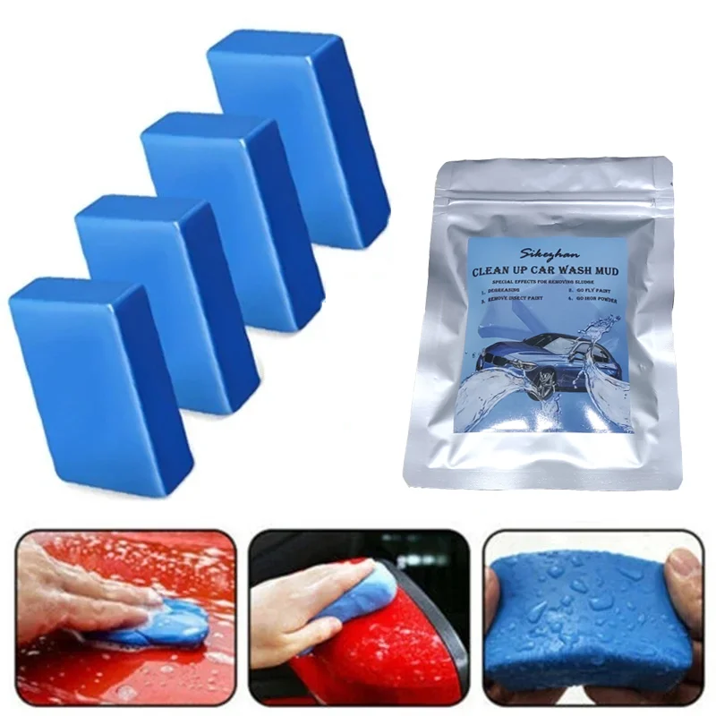 1/2 قطعة سيارة تنظيف الطين بار غسل الطين سيارة بالتفصيل الصبح البولندية العلاج غرامة الصف السيارات بالتفصيل أداة تنظيف غسيل السيارات #1