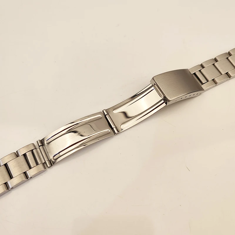 Watch Strap For Seiko 5 SNXS73K1 SNXS75 SNXS77 SNXS79K1 SNX79J1 Hollow Curved End Solid Screw Links Stainless Steel WatchBand