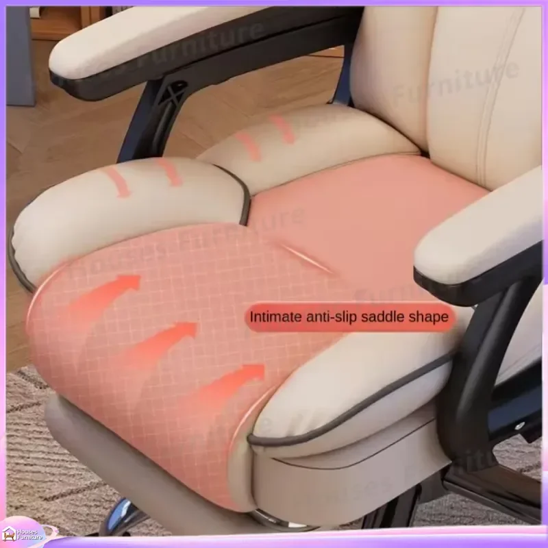 Ergonomic Gaming Chair with Lumbar Support Adjustable Height Reclining Backrest Breathable Mesh Seat for PC Gamers Office image 5