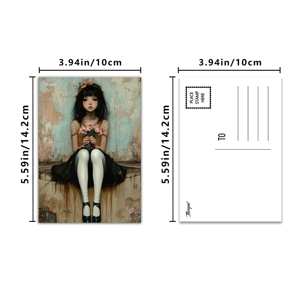 32pcs, Pop art style portraits Postcards, decoration/greeting cards/postcards, high-precision printing, collectible and mailable