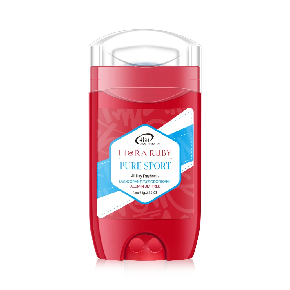 Barra desodorante de especias antiguas, barra desodorante deportiva pura sin aluminio, aroma de frescura duradero 48H de alta resistencia 68g/2,82 OZ