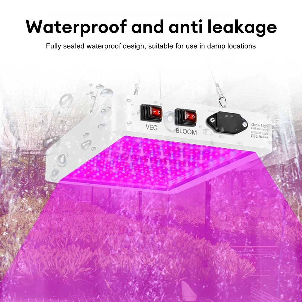 Full Hydroponic Lauren Light LED Plant Grow Lights, Plantes, Fleurs, Serre, Tente, Nik, Panneau ultra-mince, Lampe