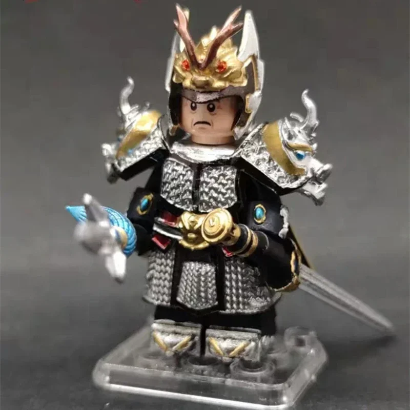 Ancient Chinese Style General Hero Zhao Yun Props Weapons Set For Mini Dolls Figures Building Blocks Bricks Toys Christmas Gift