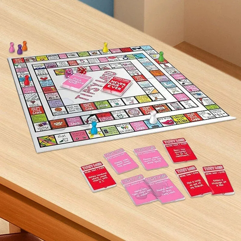 

Tipsy Land Drinking Games Fun Interactive Board Game Girls Night Drinking Games for Adults Games