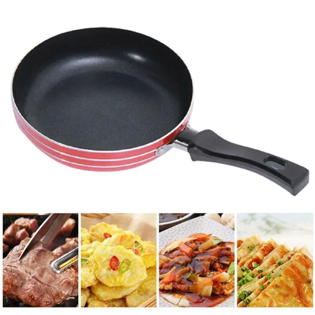 

16cm Mini Non-stick Pan Frying Pan Pot Saucepan For Cookware Kitchen Cookware Fry Eggs Tool Somelettes, Crepes, Sausages