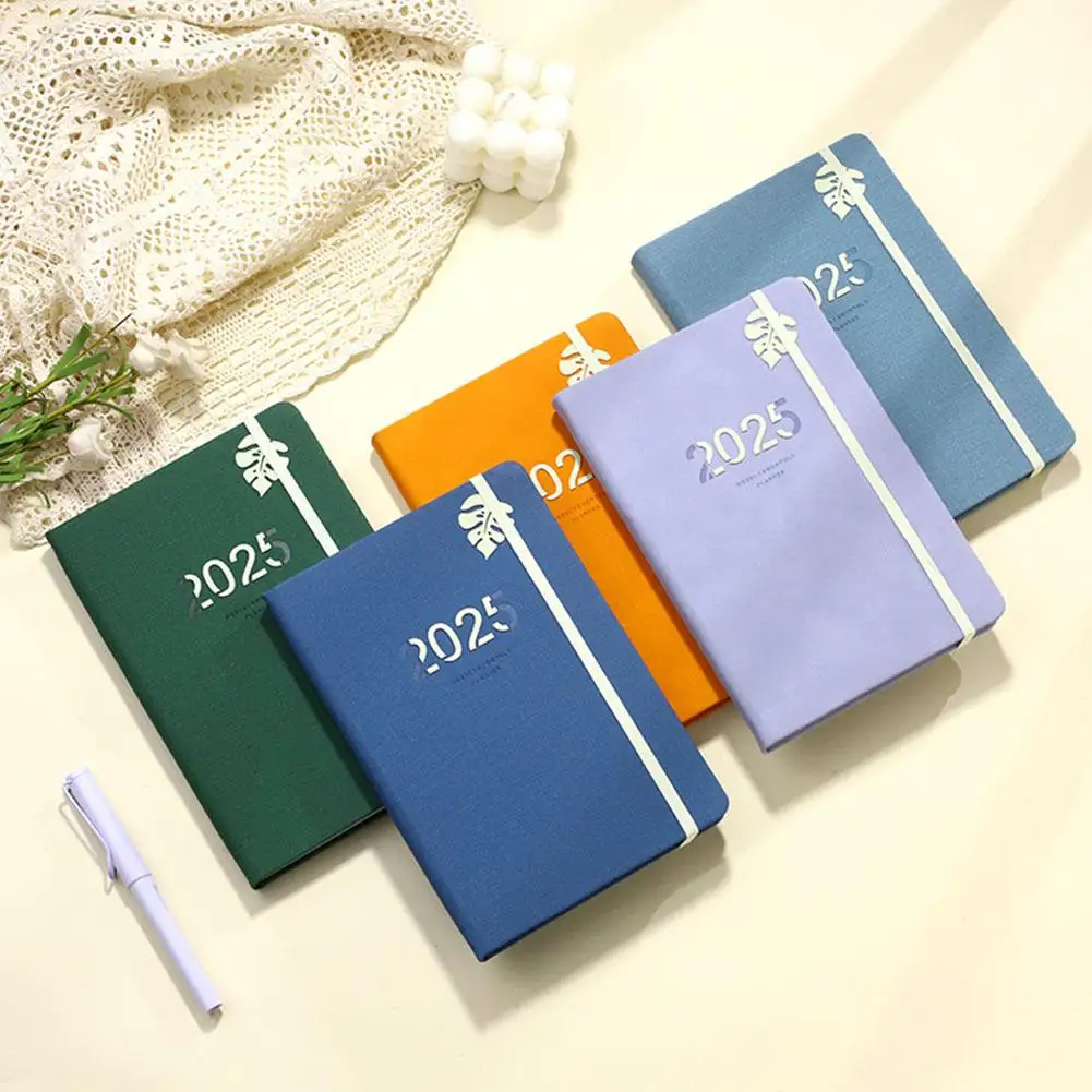 2025 Schedule Plan Notepad Time Management Notebook Diary Planner อุปกรณ์ Organizer สํานักงานนักเรียนหนังสือเดือนการเขียน X7H1