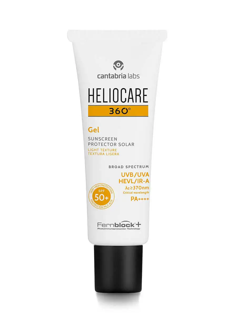 Heliocare 360 ° facial gel spf 50 + 50 ml-the most complete sun protection with ultralight texture