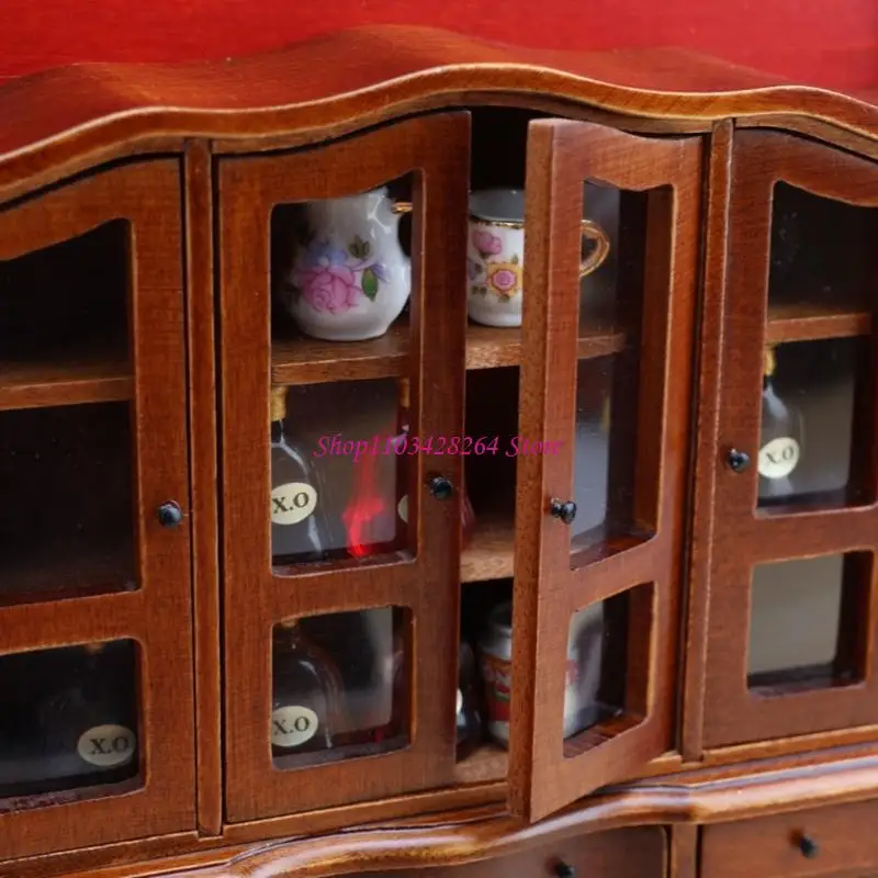 

1/12 Миниатюрный шкаф для кукол.