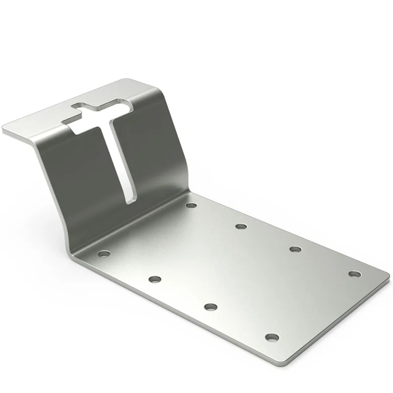 

A83F-3Inch (Vertical) T Post Mounting Bracket Mounting T Post Bracket For Signs, Plywood Install 12 Pack