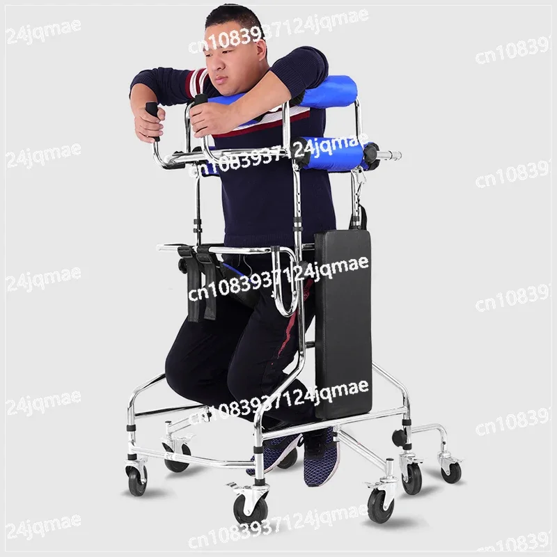 Rehabilitation Walker for Children/adults, Cerebral Palsy Hemiplegia Patients Rehabilitation Training Walking Aid for Disabled.