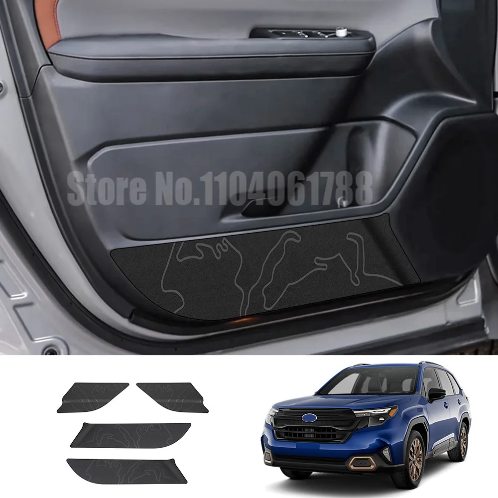 

Car Door Anti Kick Pad Fit for Subaru Forester 2025 2026 Accessories Protector Mat Anti-Dirty Stickers Mat