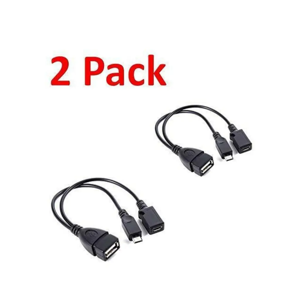 2pcs USB Port Terminal Adapter OTG Cable Usb Port Terminal Converter For Media Stick Streaming Device Phone