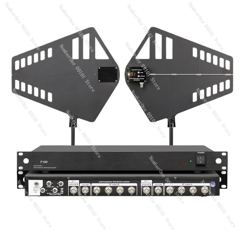 1800m Directional Wireless Microphone Antenna Amplifier Professional Mic Signal Booster For School Stage Performance