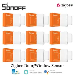 SONOFF SNZB-04 Zigbee Smart Door Window Sensor Mini Door Alarm Sensor Work With SONOFF Zigbee Bridge Pro For Smart Home Security