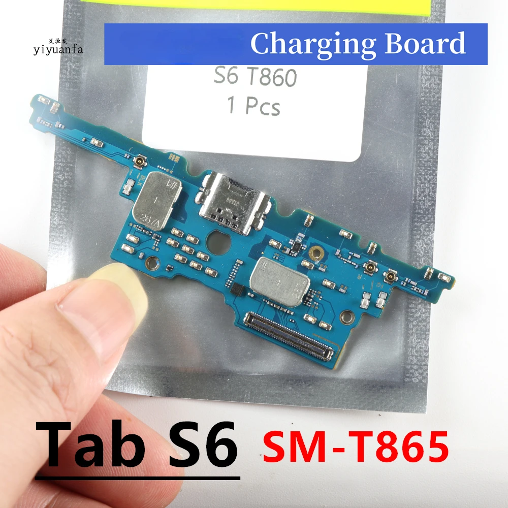 15W Charging Flex For Samsung Galaxy Tab S6 SM-T865 USB Charge Port Jack Dock Connector Charging Board Flex Cable