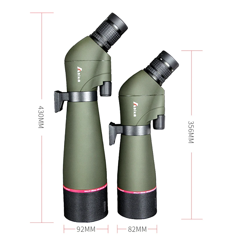 For Asika Powerful 20-60X65 waterproof Bird Watching spotting scope with Bak4 Prism and Big Eyepiece