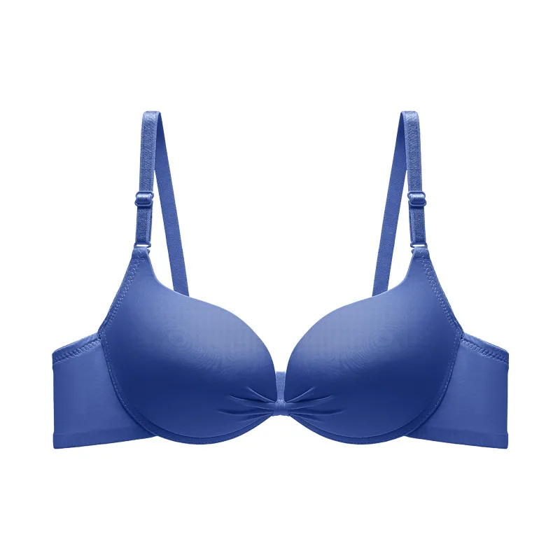 Sexy Gathe Smothing Bra Anti-Sagging Soft Steel  Comfort Bra for Party Evening Dress Supplies