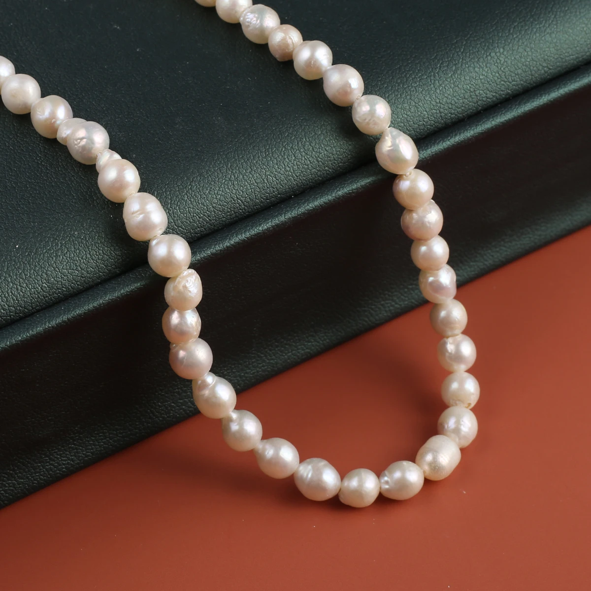 Natural Pearl Nucleated Baroque Exquisite Shape Elegant Appearance for DIY Jewelry Making Handmade Bracelet Necklace Length 36cm