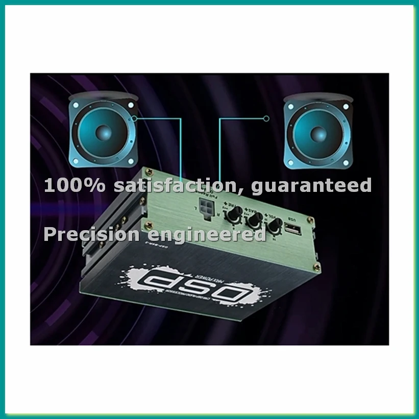 

Автомобильный цифровой аудиопроцессор с навигацией, улучшение качества звука, 4 входа/6 выходов, автомобильный усилитель мощности - TCES