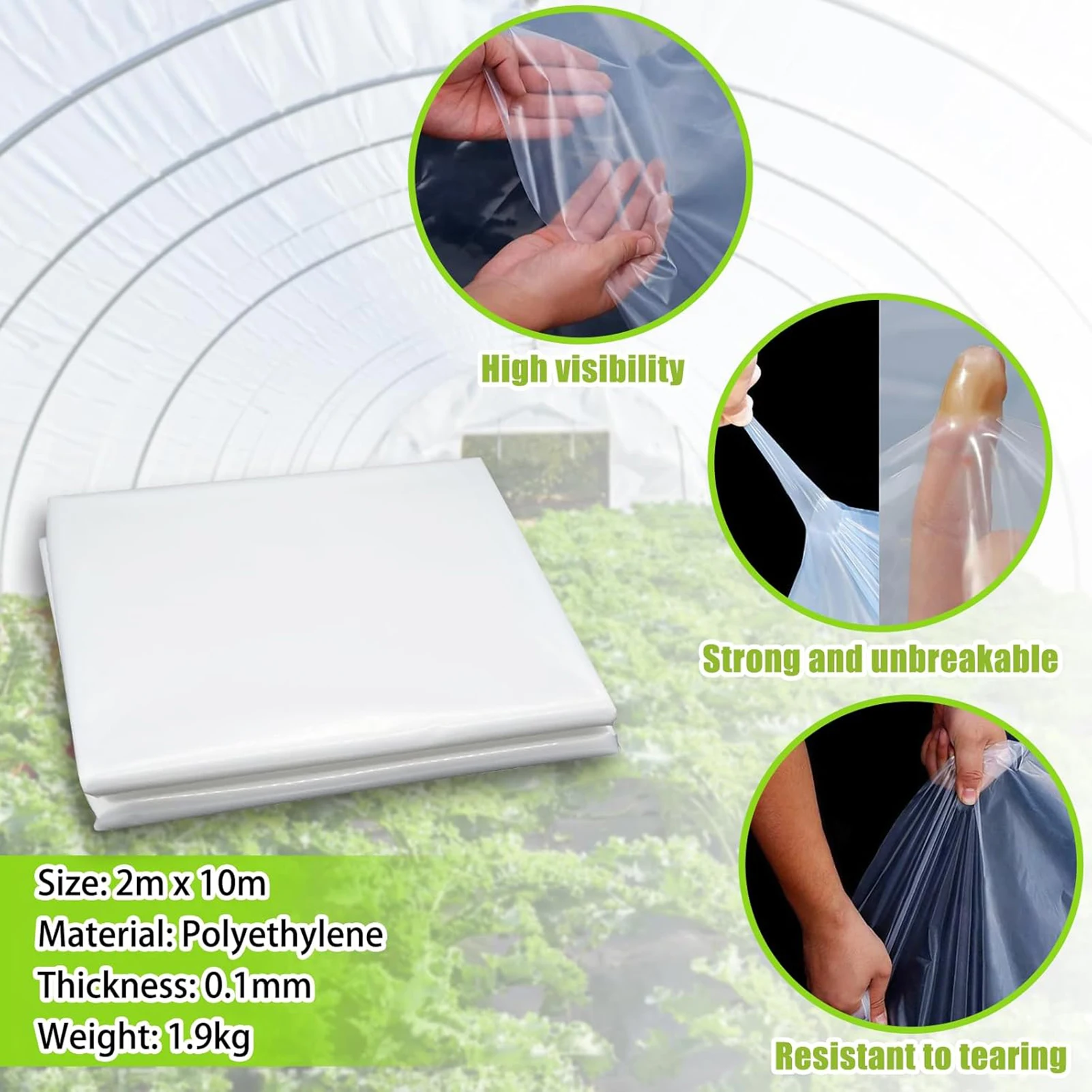 ฟิล์มพลาสติกใสสำหรับโรงเรือน 2 - Greenhouse Plastic Film บทวิจารณ์และราคา