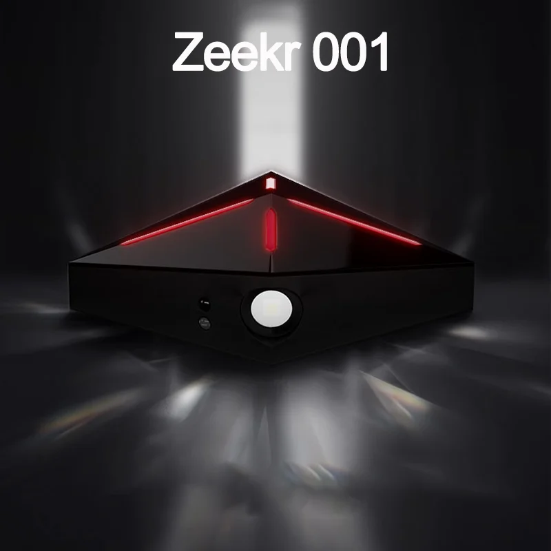 Zeekr 001 Zeekr X Zeekr 009 자동차 문짝 환영 조명, LED 프로젝터 램프 액세서리, 2 개 