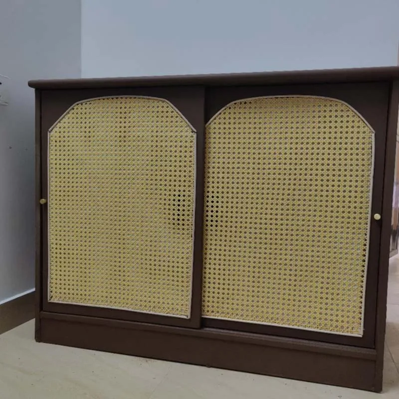 Plastic Hollow Octagon Rattan Roll Synthetic PE Cane Webbing Home Ceiling Chair Cabinet Table Warerobe Material