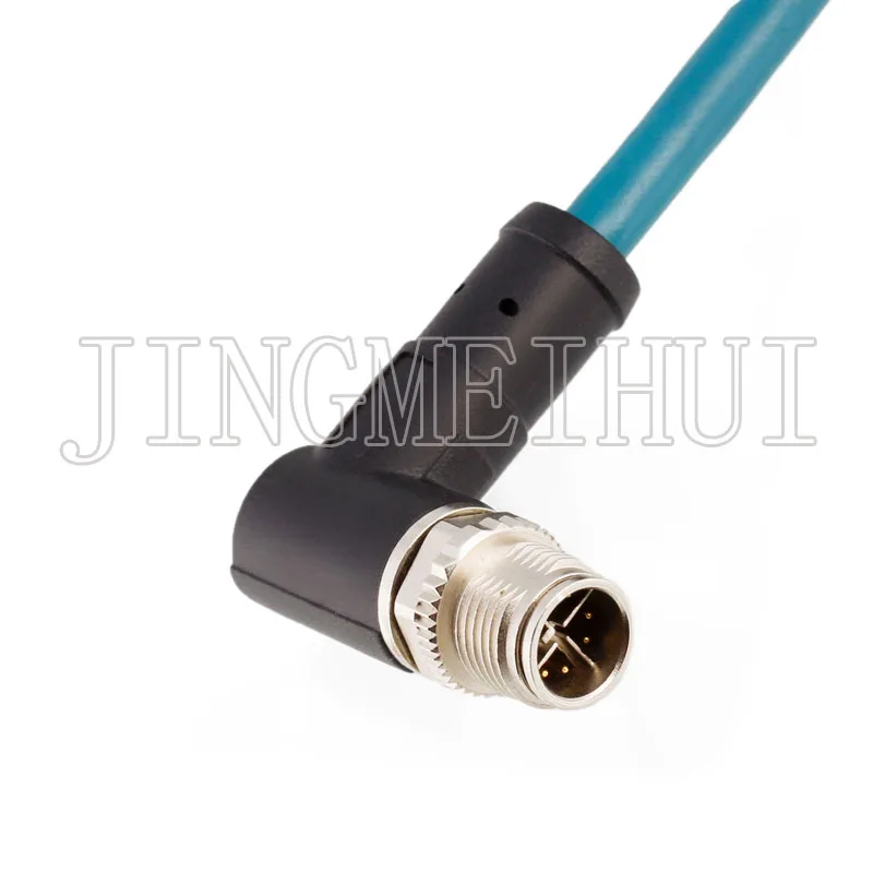 M12 to RJ45 Cognex 8-pole X-type industrial camera ultra-flexible sensor connection cable  network cable gigabit